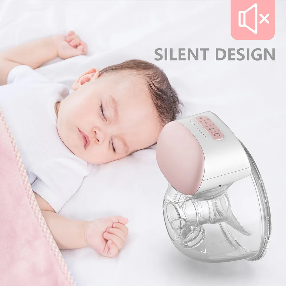 Portable, hands-free electric milk pump.