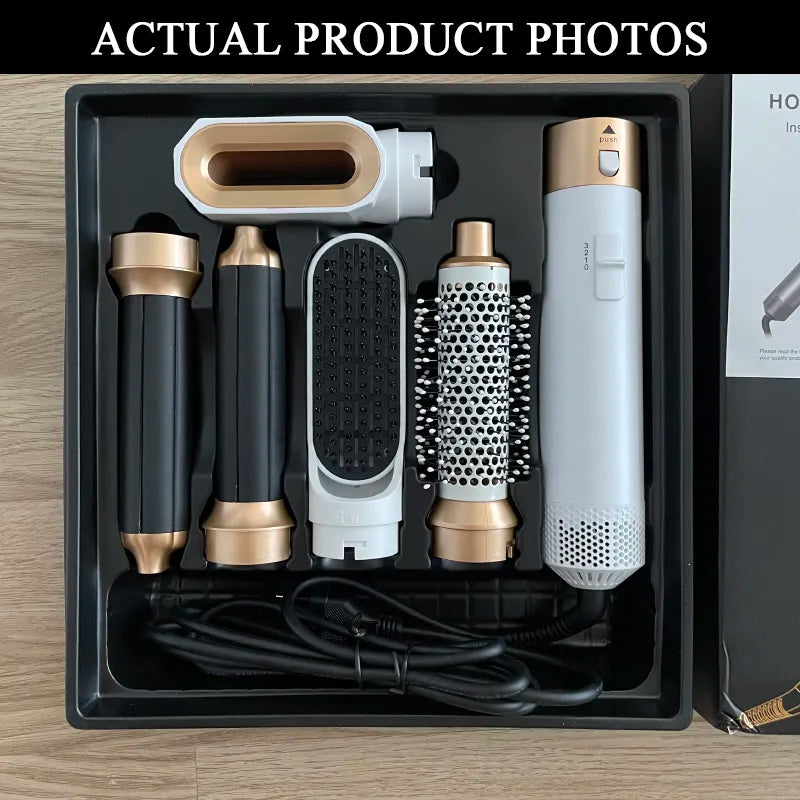 Professional Curling Iron For Dyson Airwrap - 5 in 1 Hair Dryer Set