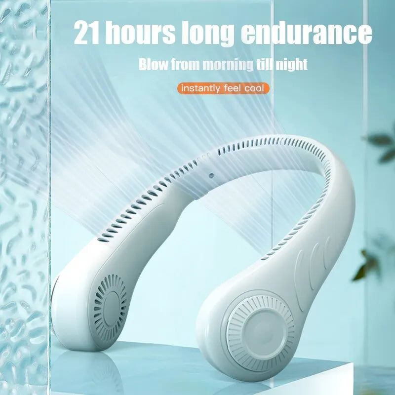 Portable Neck Rechargeable Fan