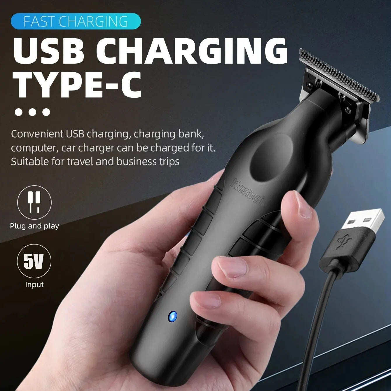 Professional Cordless T-Outliner Beard & Hair Trimmer