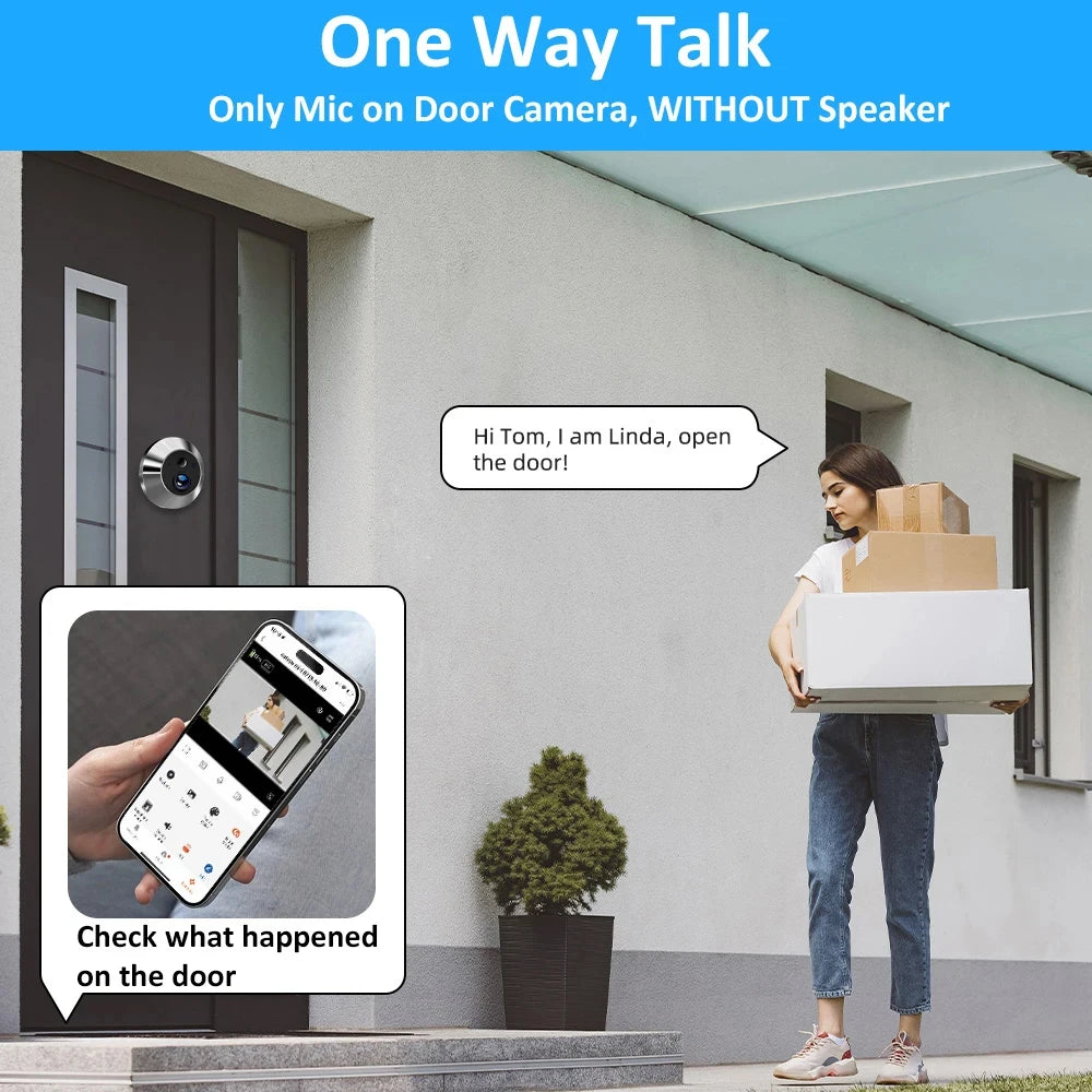 Smart WiFi Automatic Sensing Door Camera