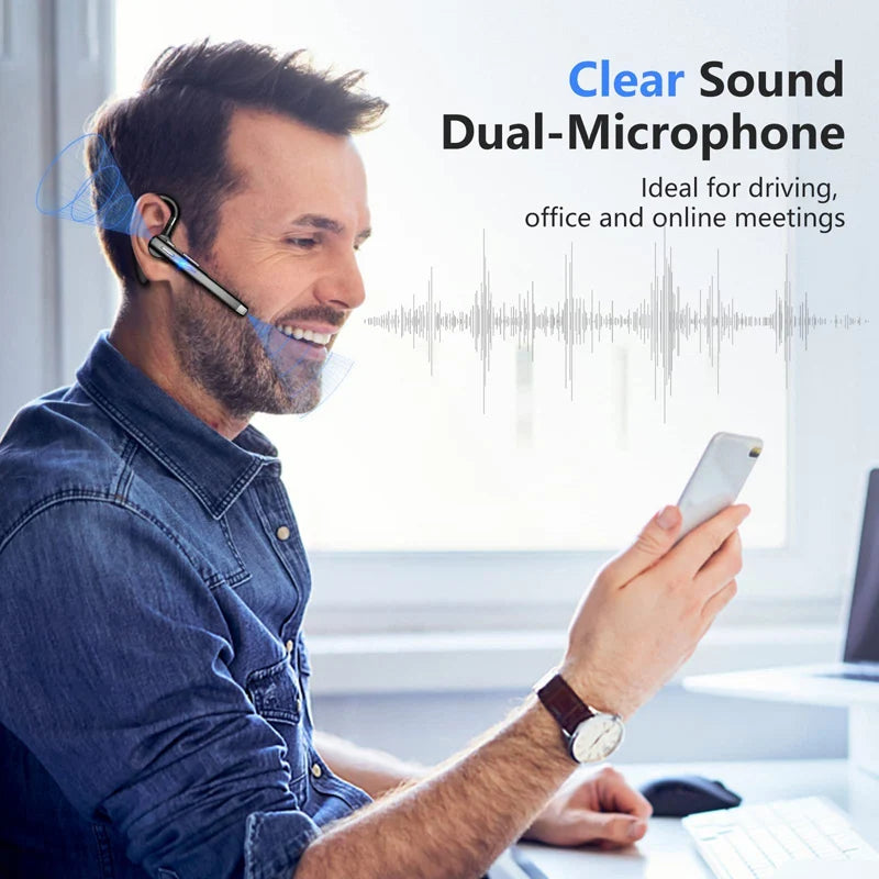 Bluetooth Wireless Headphones With Microphone