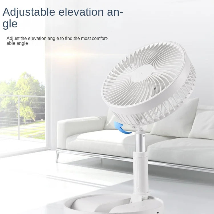 Portable Telescopic Rechargeable Floor Fan