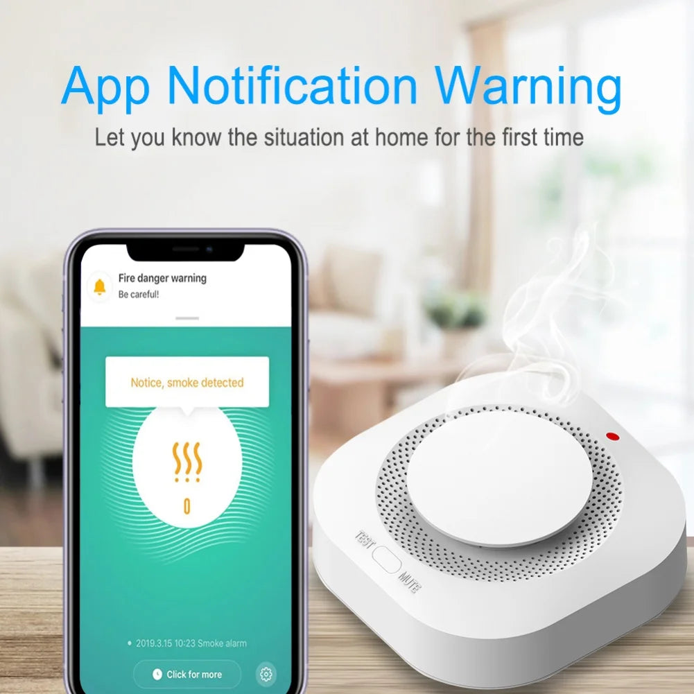 Smart Wifi /Zigbee Fire Alarm/Smoke Detector
