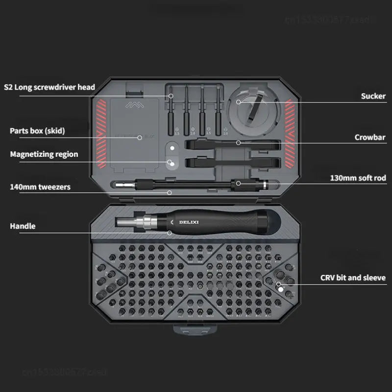 145-in-1 Precision Magnetic Screwdriver Set