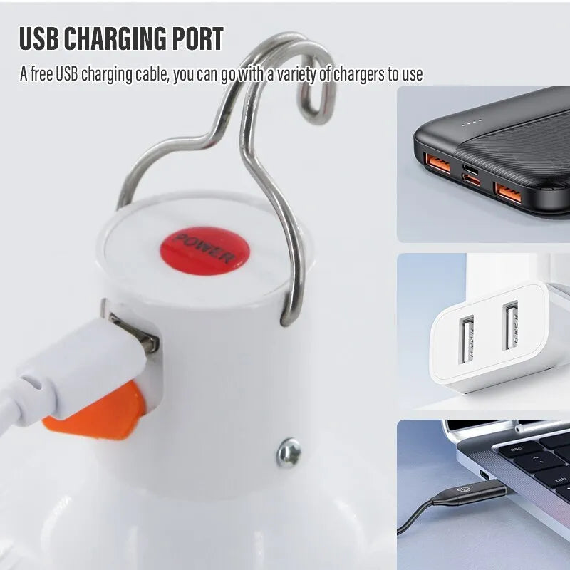 Outdoor USB Rechargeable LED Lamp