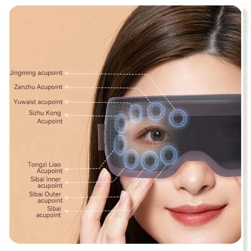 Electric Eye Massager - Bluetooth Eye Massage Glasses