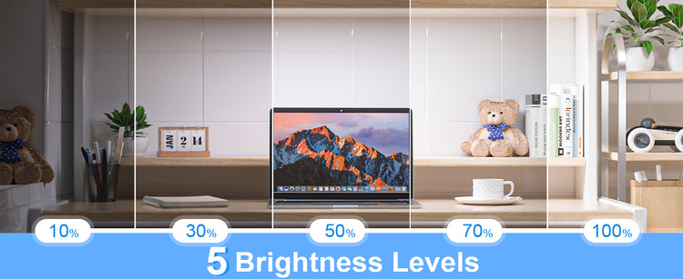 Black table Smart Rechargeable Night Light with touch switch