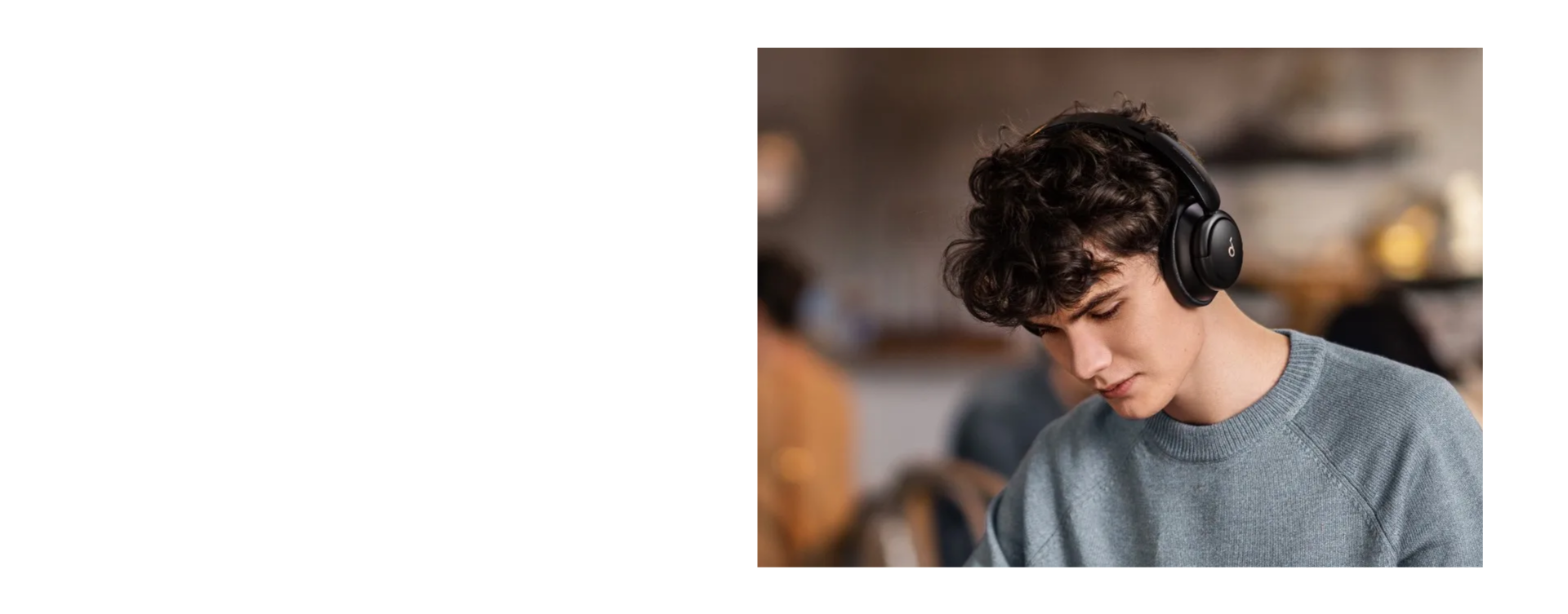 Music on. Distraction off