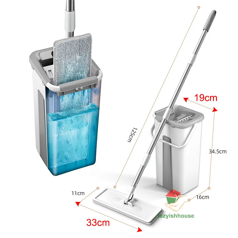 Magic Squeeze Floor Mop with bucket