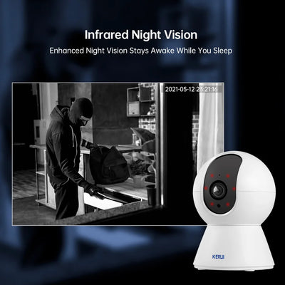 Smart Indoor Wireless Security Camera With Auto Tracking