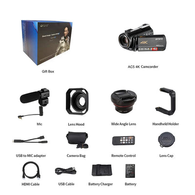 4k Live Streaming Camera / Camcorder - Vlog Camera