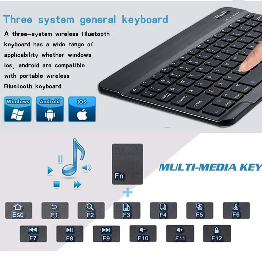 Apple IPad Air Ultra-Slim Smart Folio Cover Case + Bluetooth Keyboard
