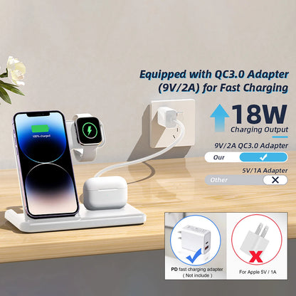 3 In 1 Wireless Phone Charger