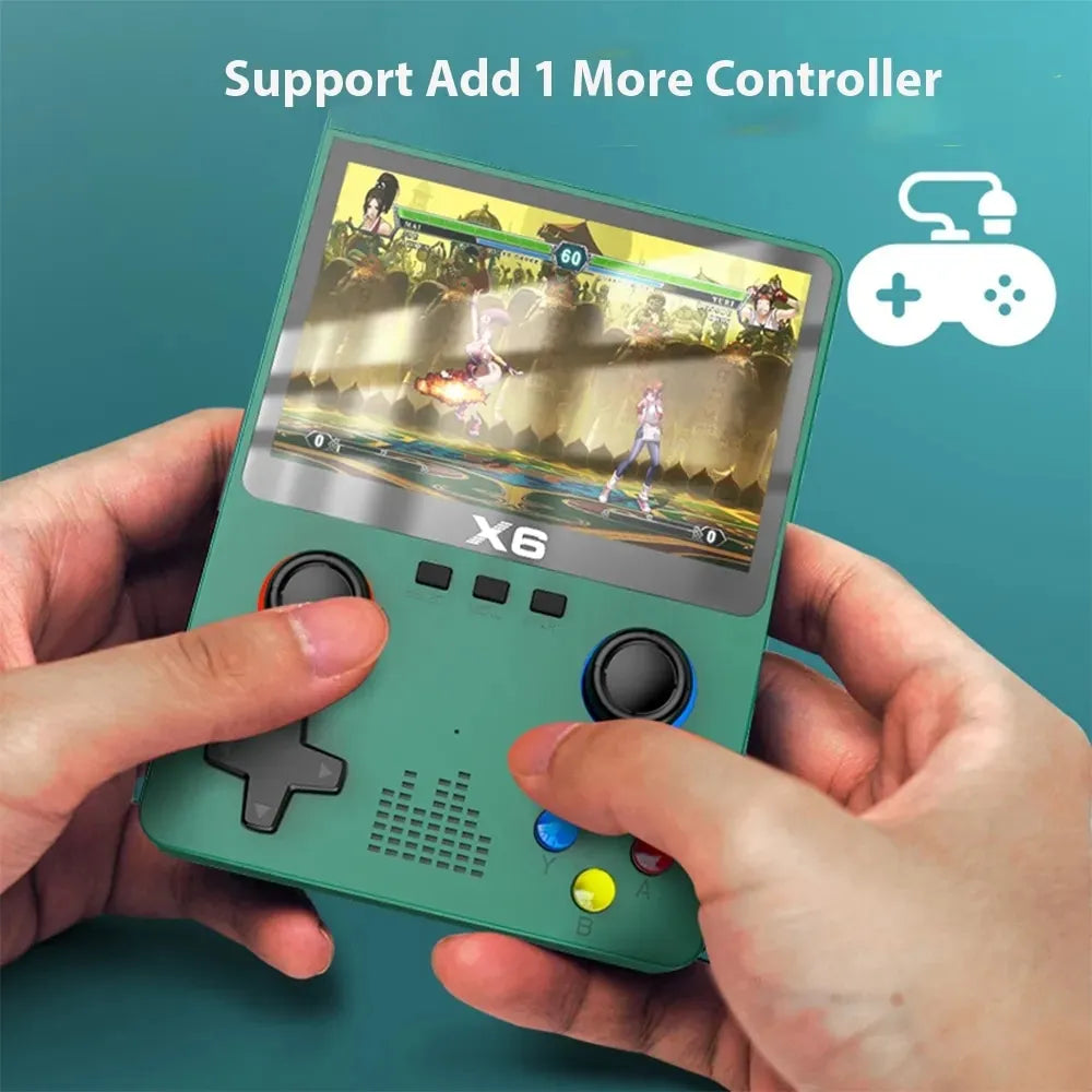 New X6 3.5Inch IPS Screen Handheld Video Game Console