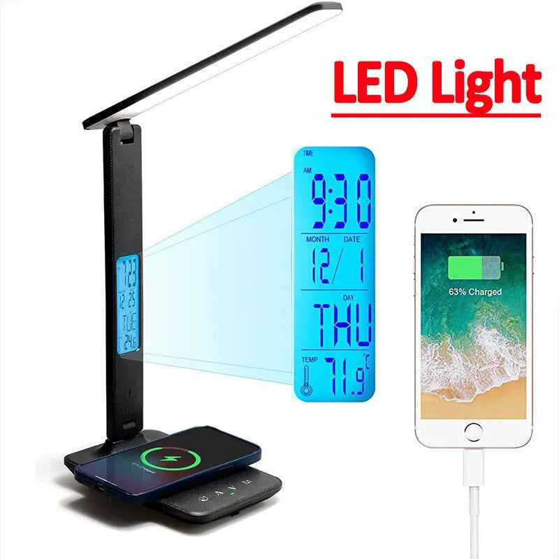 Wireless Charger Pad & LED Desk Lamp