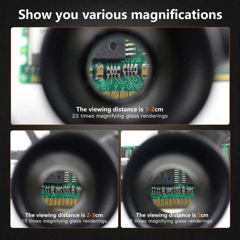 Watch &amp; Jeweler Repair Magnifier Head-Mounted Eye Glasses