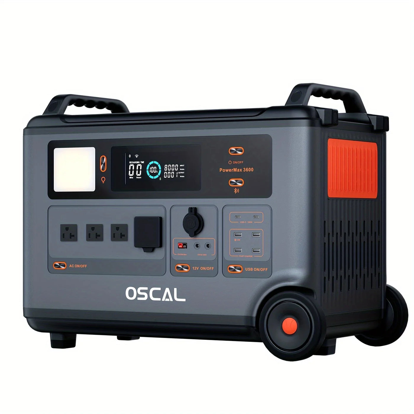 PowerMax 3600 Portable Power Station - 6000W