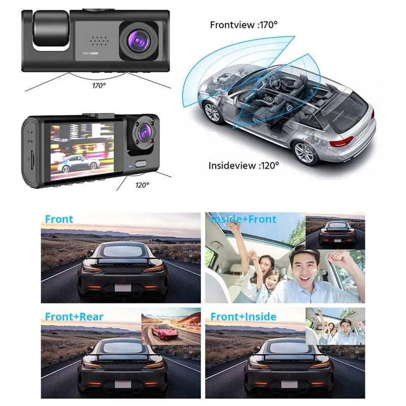 Portable Dash Cam Recorder W/ Night Vision