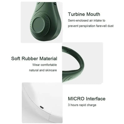 Portable Neck Rechargeable Fan