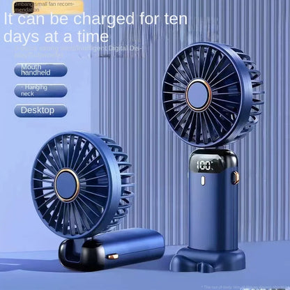 Portable Foldable Handheld  Reachargeable Fan