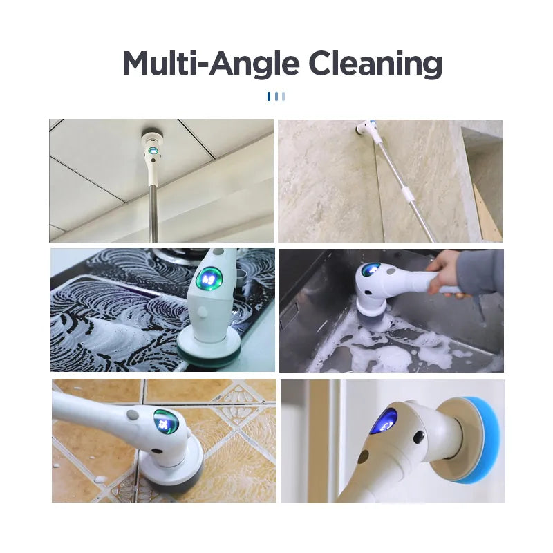 New 8-in-1 Electric Cleaning Brush
