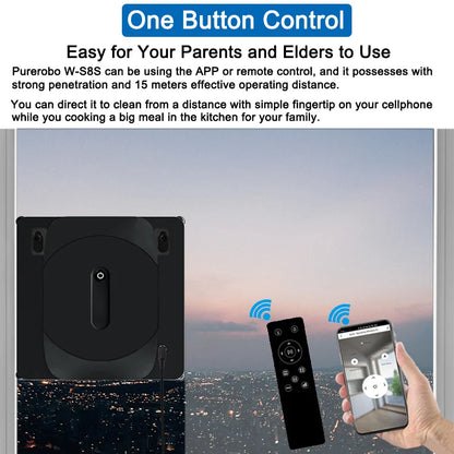 Ultrathin Window Cleaning Robot With Water Spray