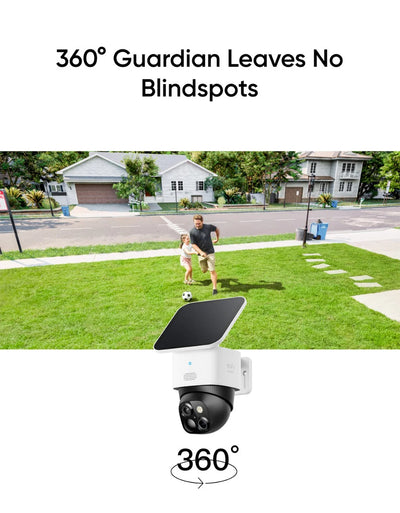 Wireless Outdoor 360° Surveillance Solar Security Camera