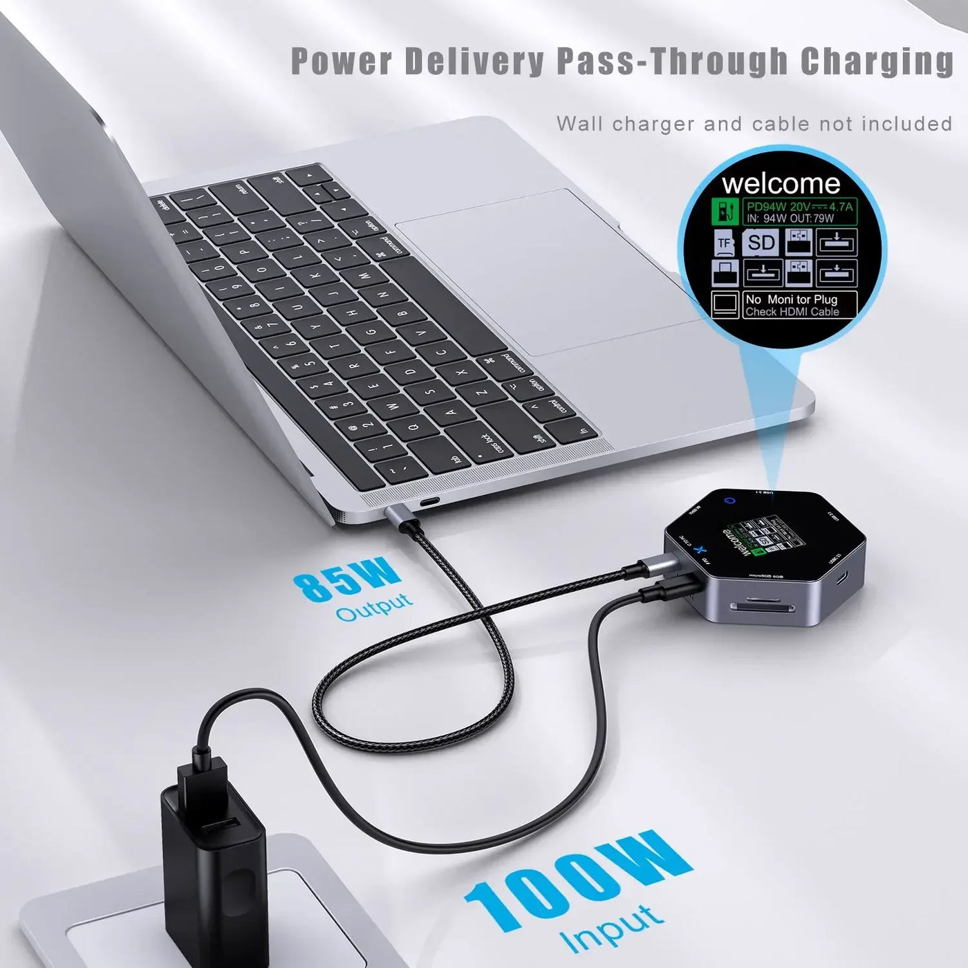 USB HUB Docking Station - Type-C 4k Smart Display