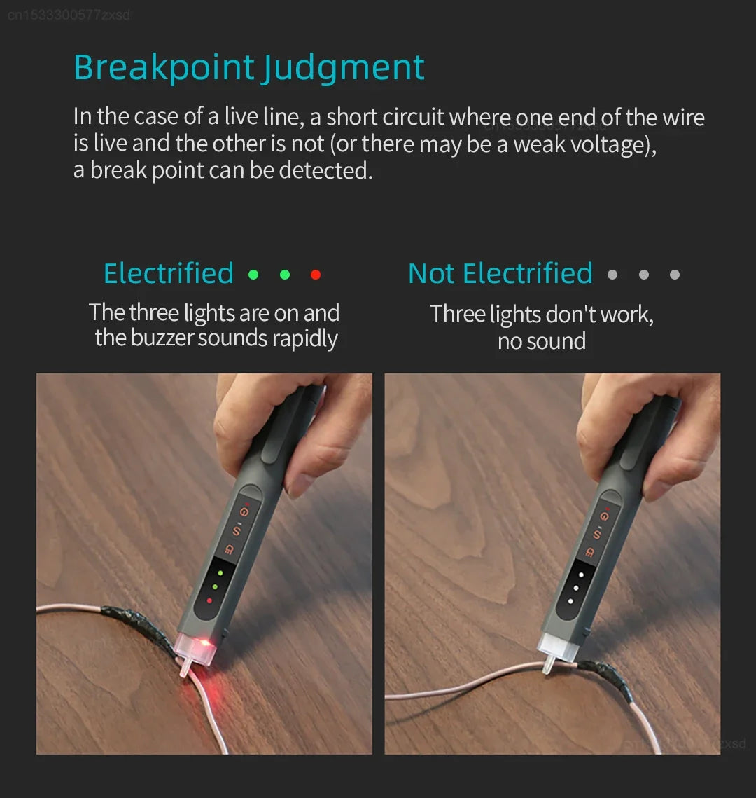 Mini Electric Test Pen - Cordless Electricity Detector