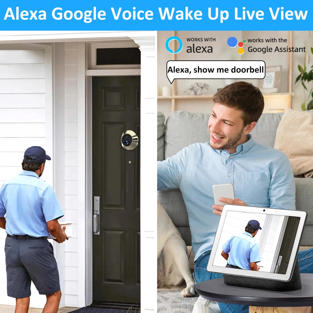Smart WiFi Automatic Sensing Door Camera