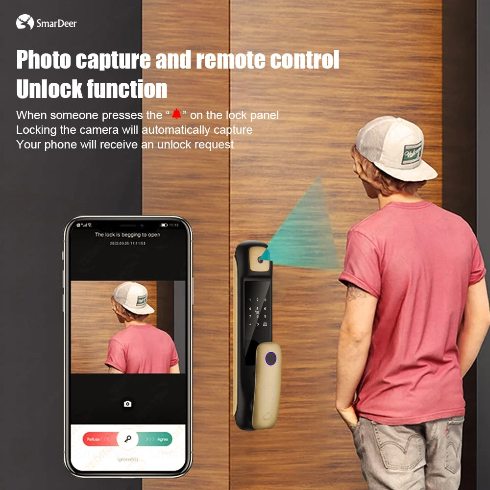 Automatic Fingerprint Lock with Camera