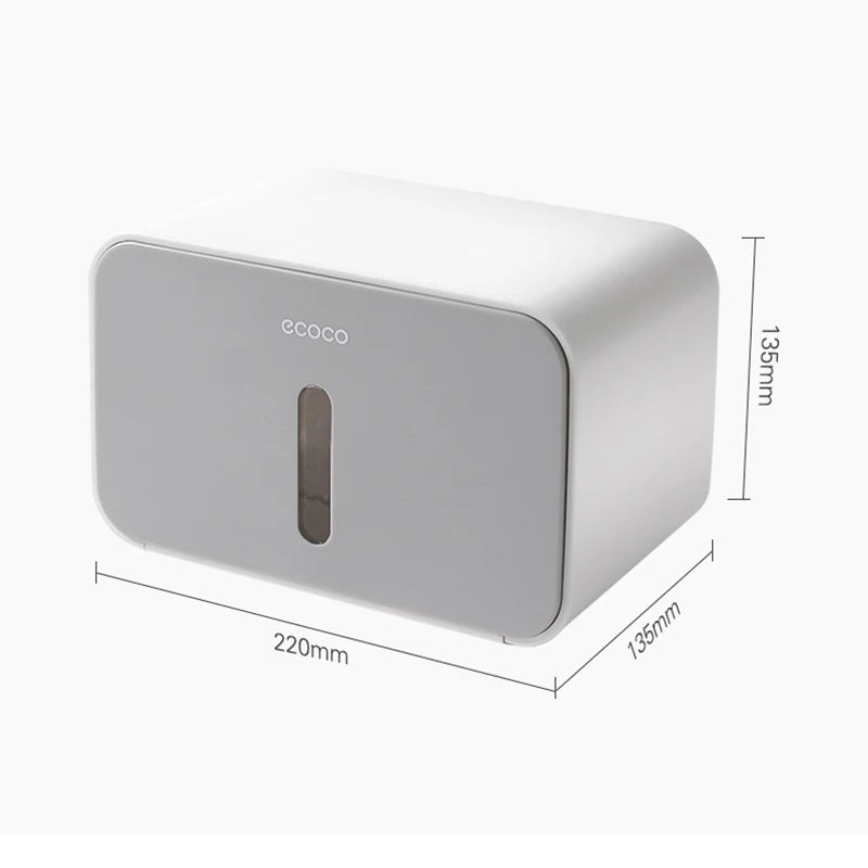Wall Mounted Paper Towel Box / Toilet Paper Holder