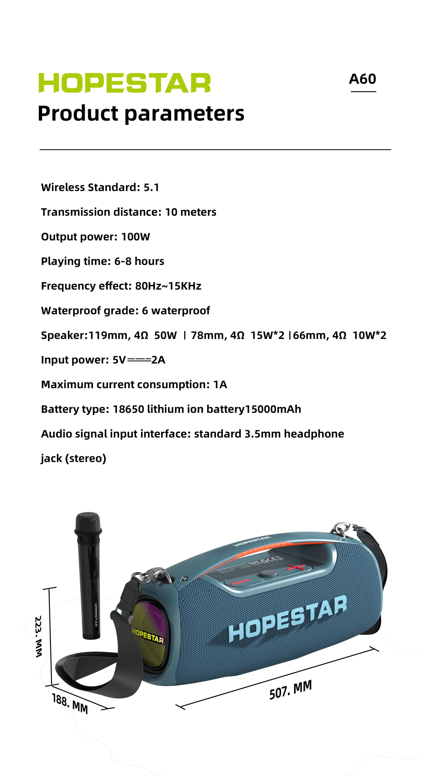 Wireless Bluetooth Speaker - Boombox