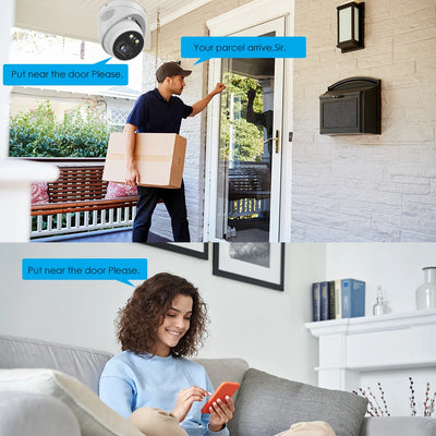 Indoor/Outdoor Small Dome Security Camera