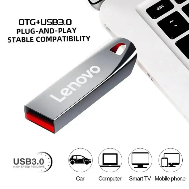 Lenovo Flash Drives 2TB USB 3.0 Mini High Speed