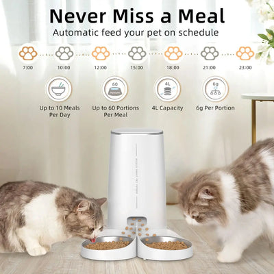 Pet-safe Wi-Fi Smart Feed Automatic Dog and Cat Feeder