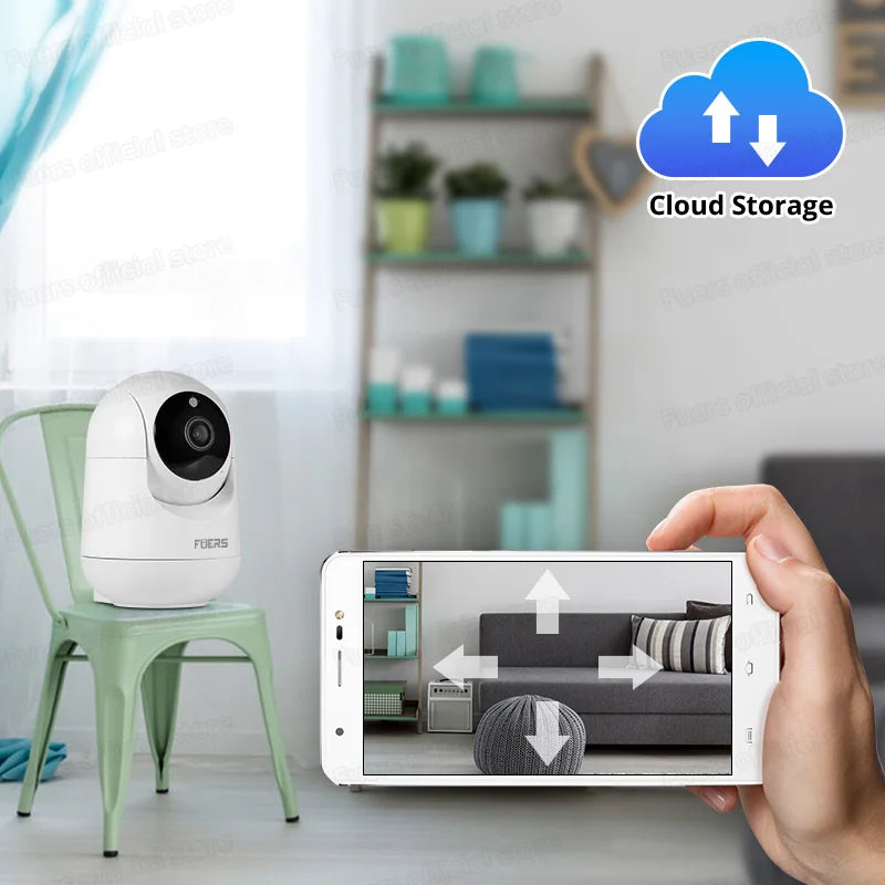 Smart Automatic Tracking indoor Wireless Security Camera