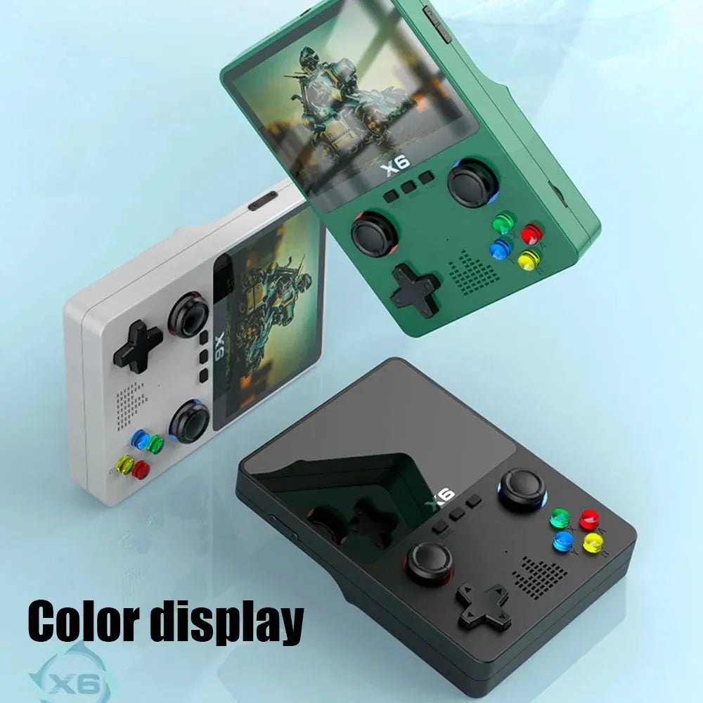 New X6 3.5Inch IPS Screen Handheld Video Game Console