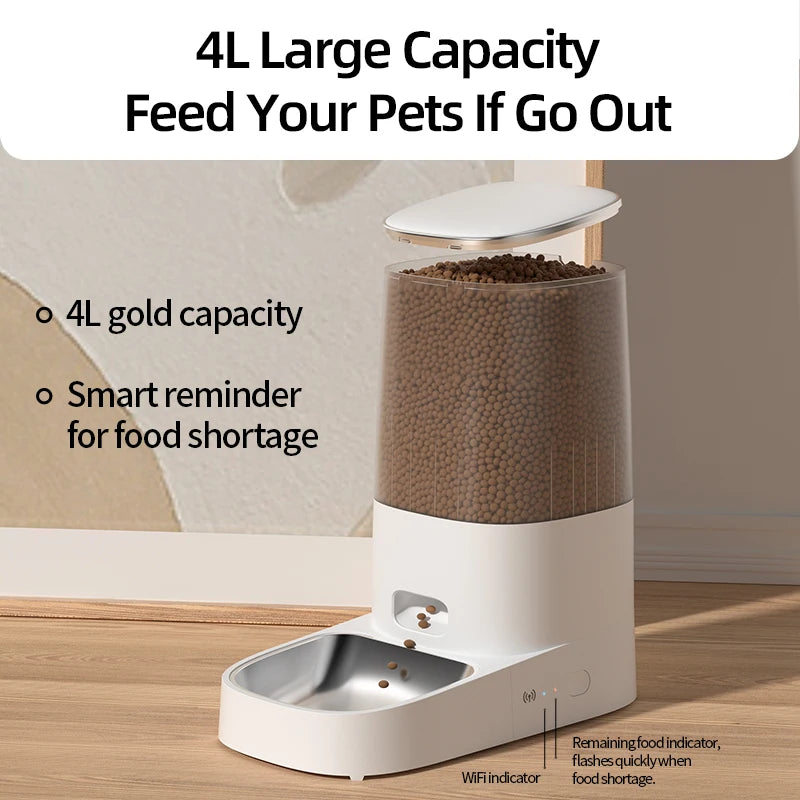 Pet-safe Wi-Fi Smart Feed Automatic Dog and Cat Feeder