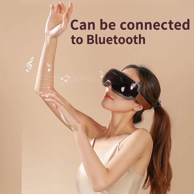 Electric Eye Massager - Bluetooth Eye Massage Glasses