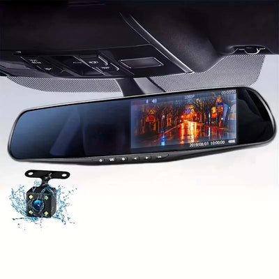 Large Rear View Mirror Automotive Video Recorder
