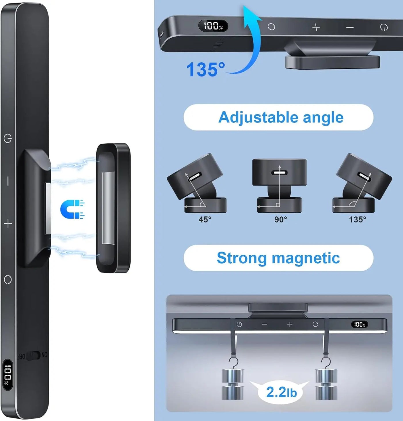 Rechargeable Dimmable Night Light - 3 Colors