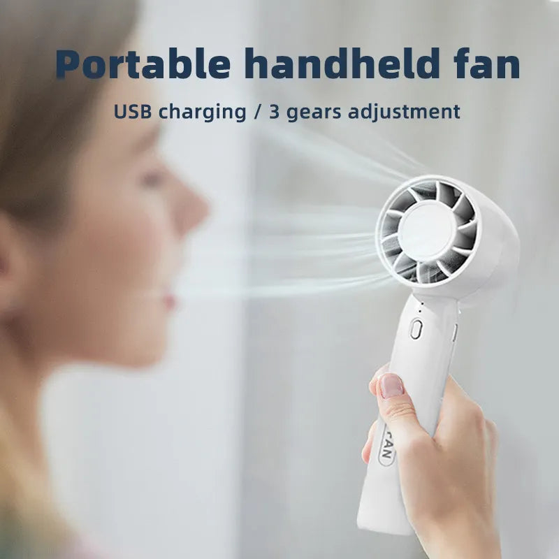 Portable Handheld Rechargeable Fan