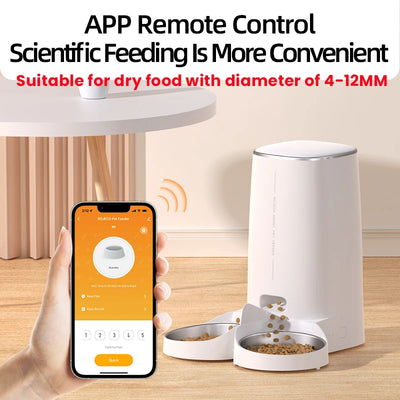 Pet-safe Wi-Fi Smart Feed Automatic Dog and Cat Feeder