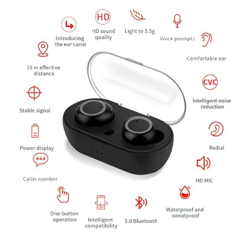 Bluetooth Sport Gaming Earphone 5.0