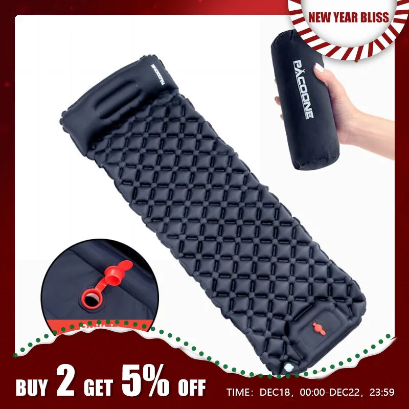 Outdoor Inflatable Camping Mattress / Sleeping Pad