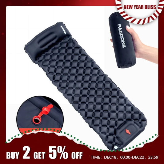 Outdoor Inflatable Camping Mattress / Sleeping Pad