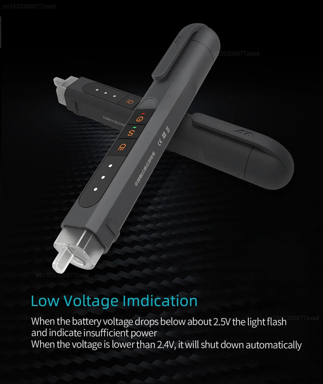 Mini Electric Test Pen - Cordless Electricity Detector