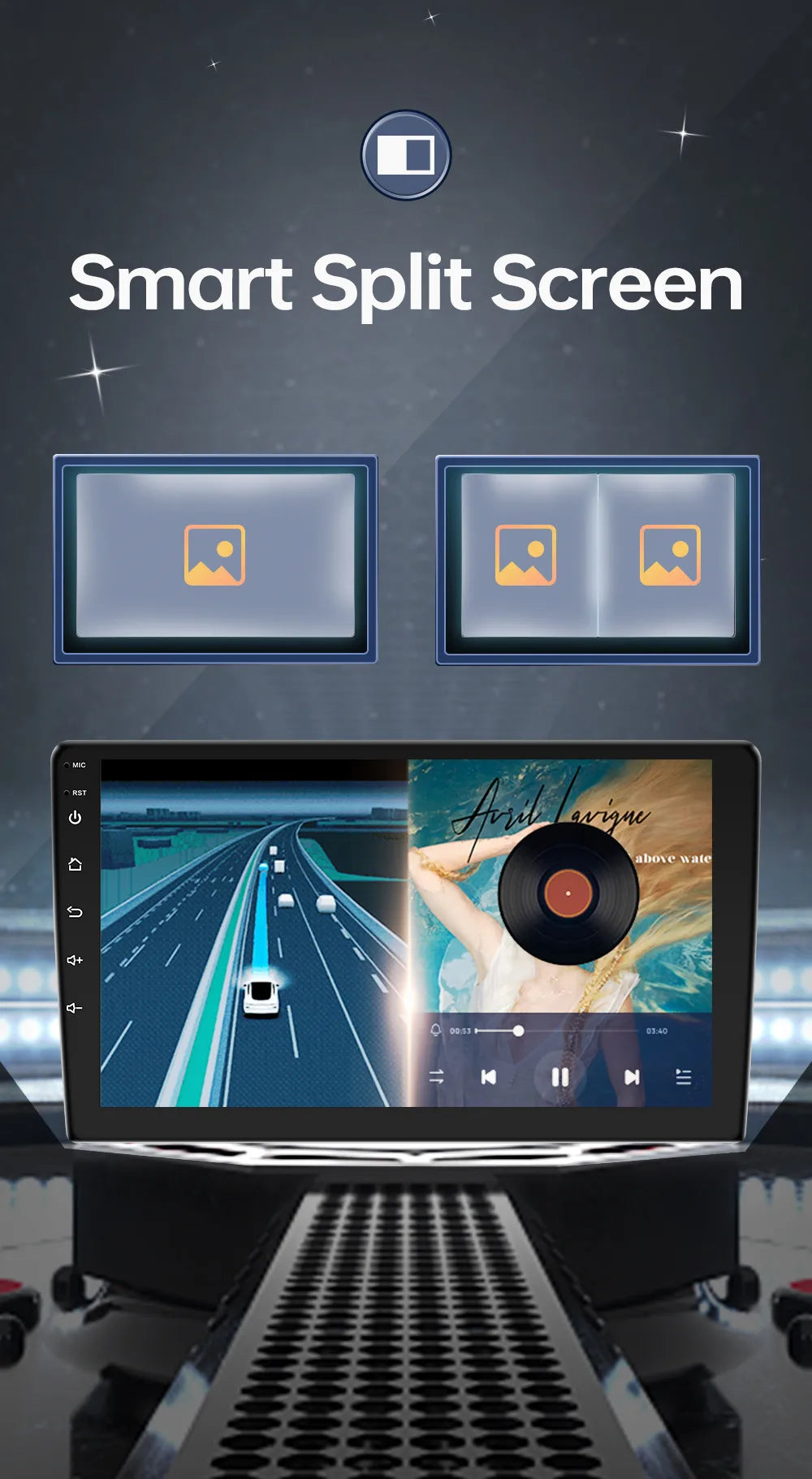Detachable Car Radio &amp; GPS Navigation